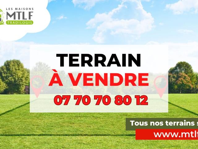Terrain plat et viabilisé à Pontavert