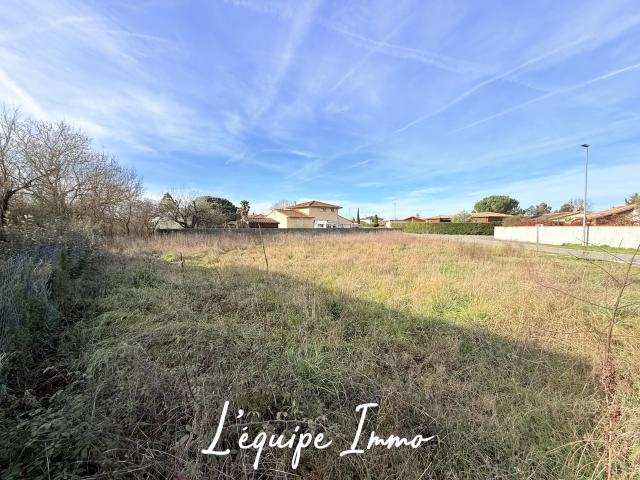 Terrain plat et viabilisé de 514 m2 à Plaisance du Touch