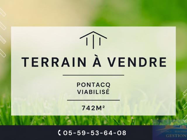 TERRAIN PLAT VIABILISE DE 742m2 LOT 3