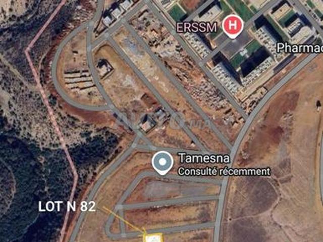 Terrain pour construire une villa 4 façades à Tamesna