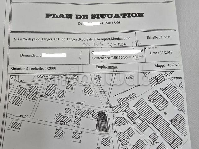 Terrain pour villa 2 façades
