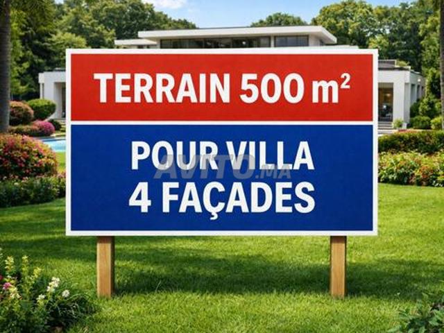 Terrain pour villa 500 m² – Golf Kénitra