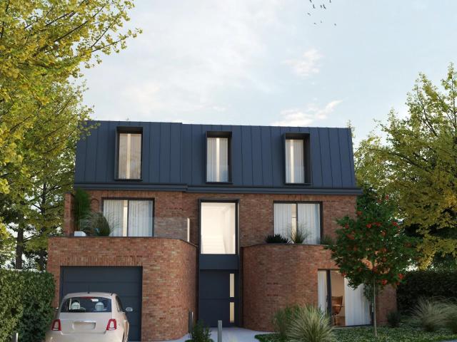 TERRAIN + PROJET MAISON CONTEMPORAINE 196 m² – PERMIS PURGÉ – 36