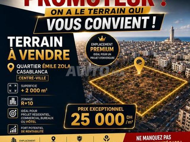 Terrain R10 au cœur de Casablanca