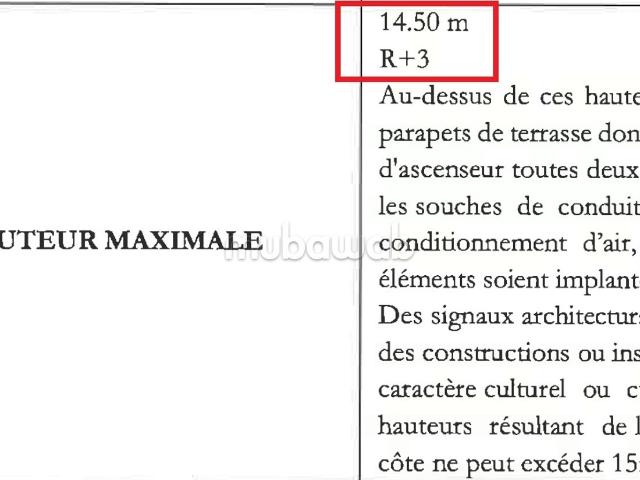 Terrain R3 zone immeuble