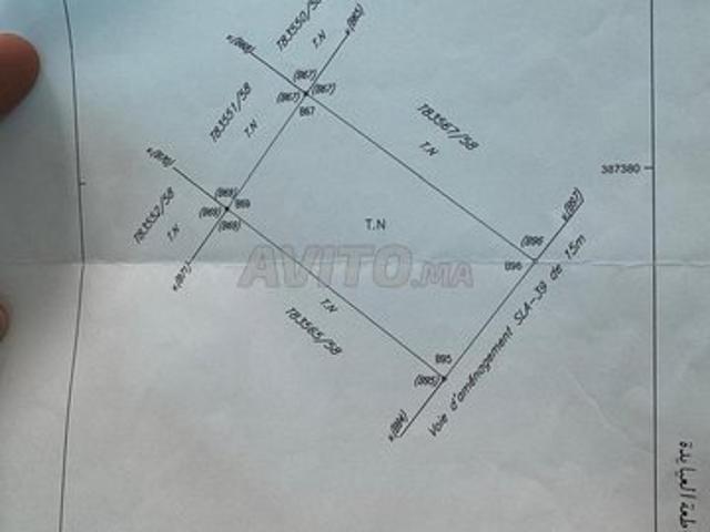 Terrain R PLUS 3 superficie123m2 a sale Layayda