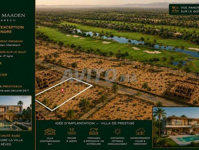 Terrain sur Golf Al Maaden Marrakech