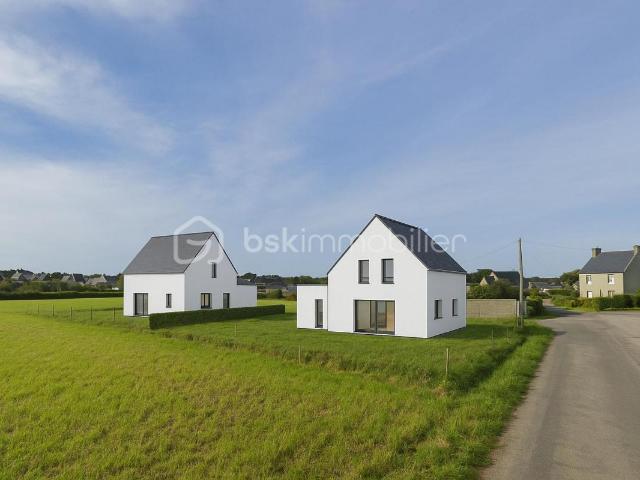 Terrain situé à Portsall vendu avec permis de construire