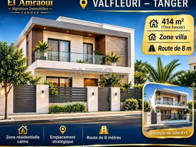 Terrain titré à vendre – valfleuri, tanger
