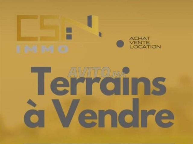 Terrain titré de 4500 m2 Zone R2 à Temara