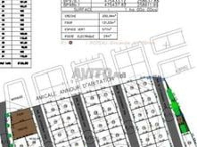 Terrain titré et loti lotissement Marwa