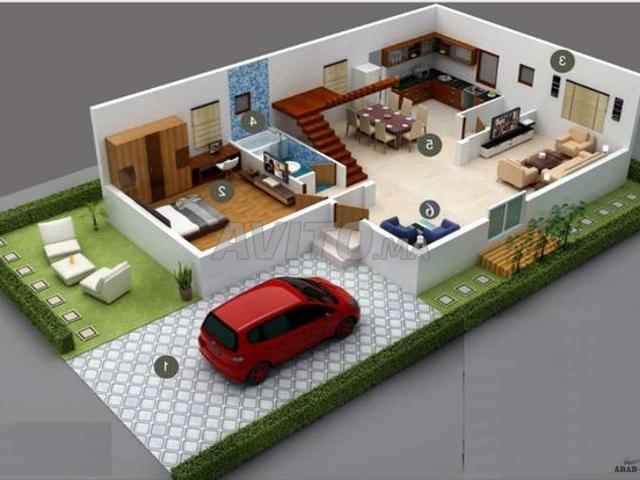 Terrain titré pour villas à vendre