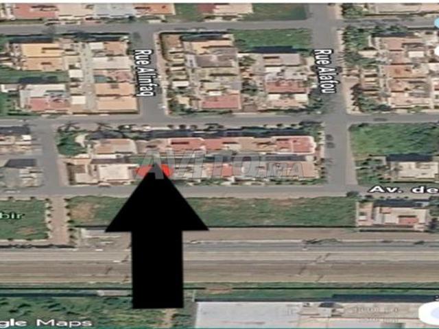 Terrain titré 206 m² quartier Wifak, Témara