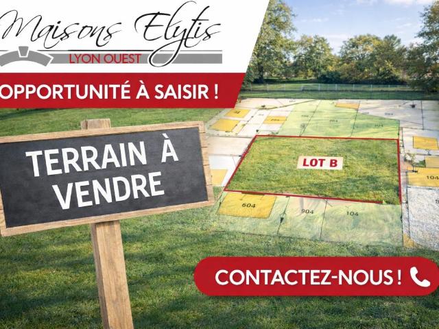 Terrain viabilisé 550 m2 Secteur calme