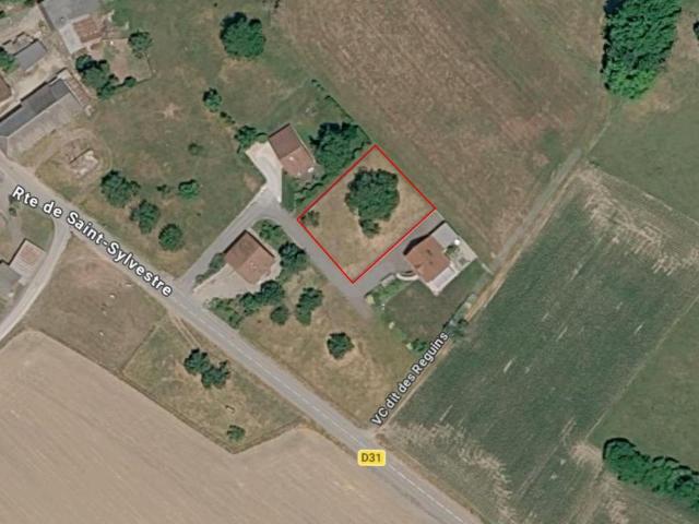 terrain viabilisé 1210 m²
