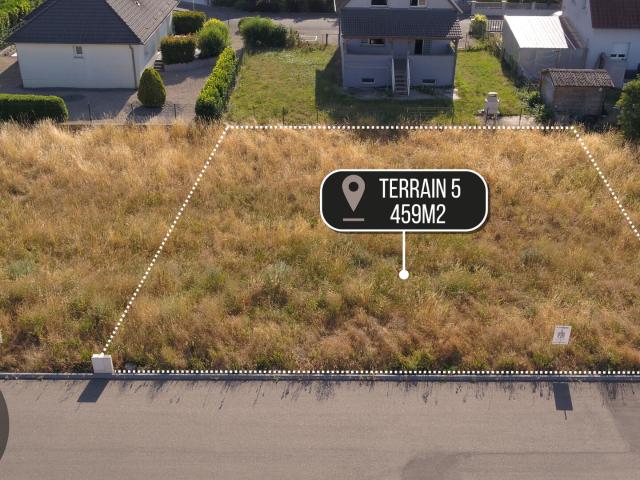 Terrain viabilisé de 459 m2 à Cernay ? Lot n 5 au Hameau du Piémont II