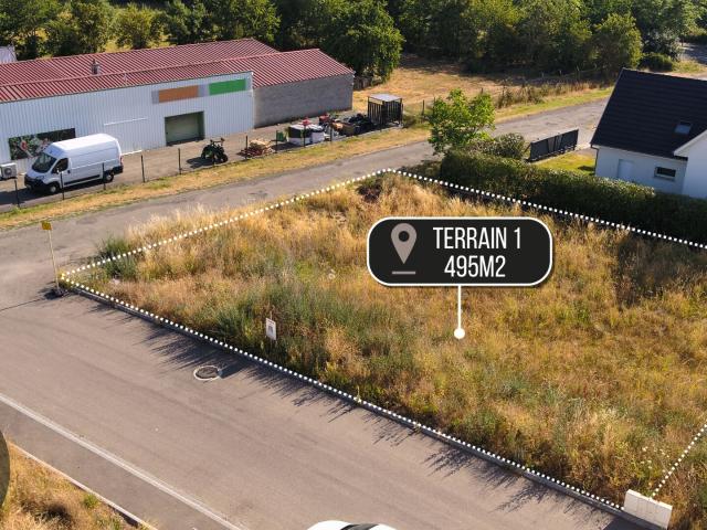 Terrain viabilisé de 495 m2 à Cernay ? Lot n 1 au Hameau du Piémont II