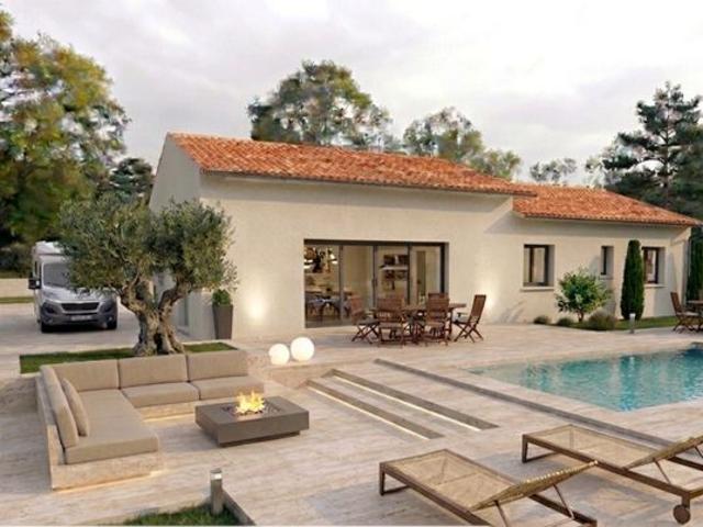 Terrain viabilisé de 927 m² + maison contemporaine de 105 m² à Montastruc la Conseillère