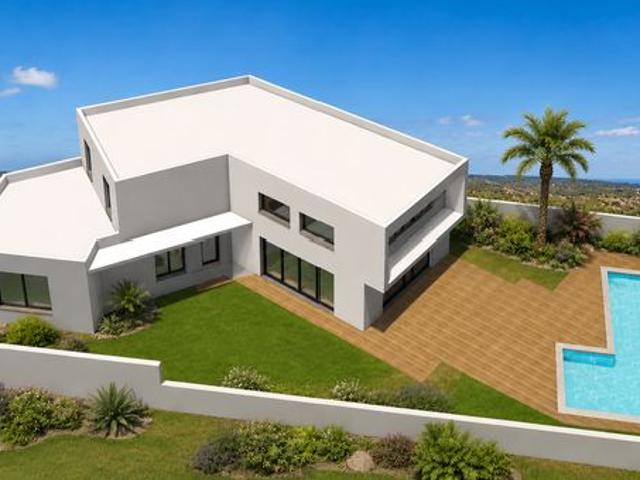Terrain + villa d'architecte proche plage
