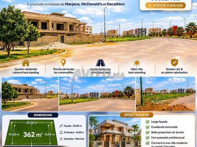 Terrain Villa – Lotissement Dalia Marjane 2