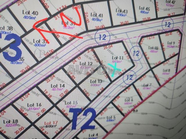 Terrain villa 645m2
