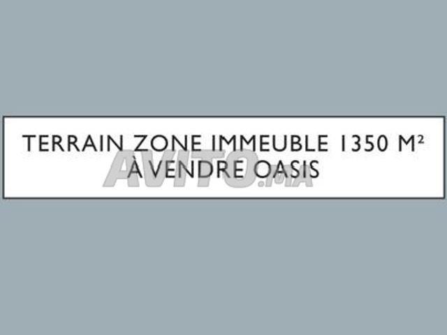 Terrain zone immeuble R + 3 1350 m²