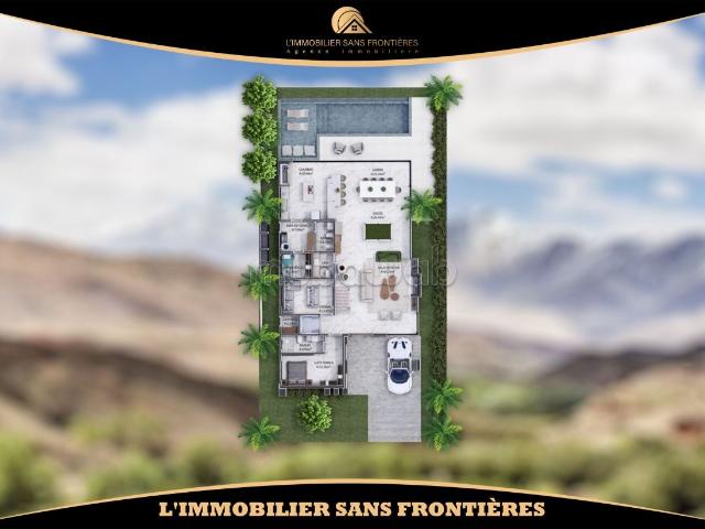 Terrain Zone Villa de 2 000 m² avec Plan et Autorisation de construire à vendre – Route d'Amizmiz