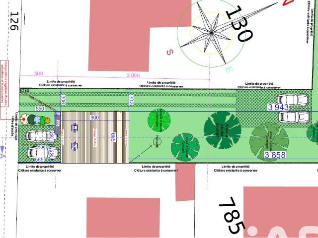 Terrain 170 m²