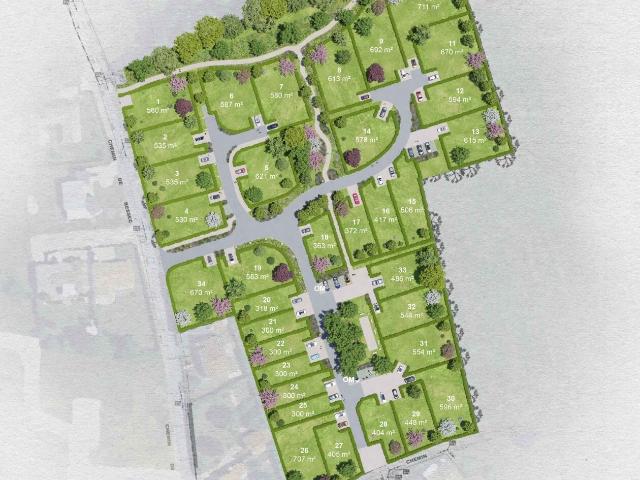 Terrain à bâtir de 300 m2 au prix de 39500 euros à PONT L'ABBE