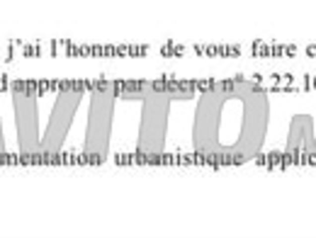 Terrain 185 m² R2 à usage résidentiel