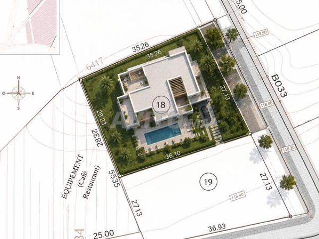 Terrain 1003 m² Ville Verte Bouskoura