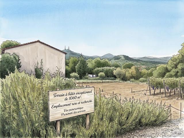 Terrain 1060 m2