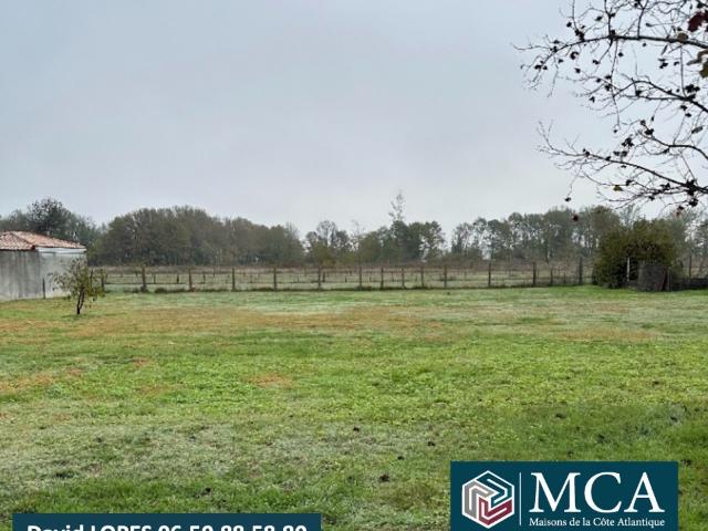 Terrain 1100 m2 st martin du bois