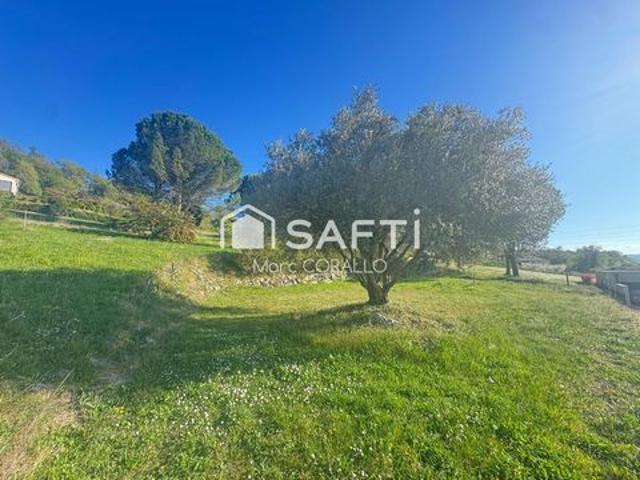 Terrain 1 022 m² proche Valence TGV, viabilisé