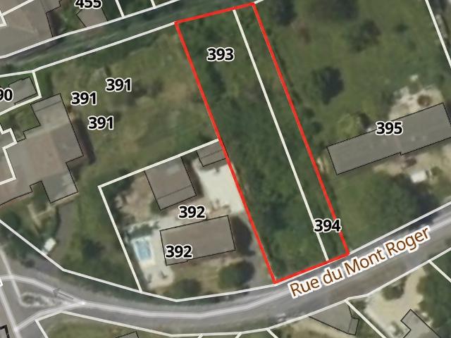 Terrain 1 023 m²