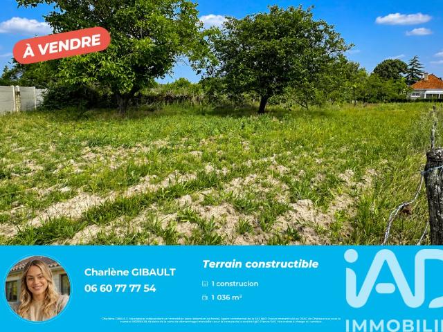 Terrain 1 036 m²