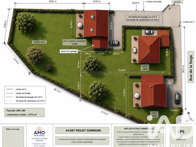 Terrain 1 148 m²