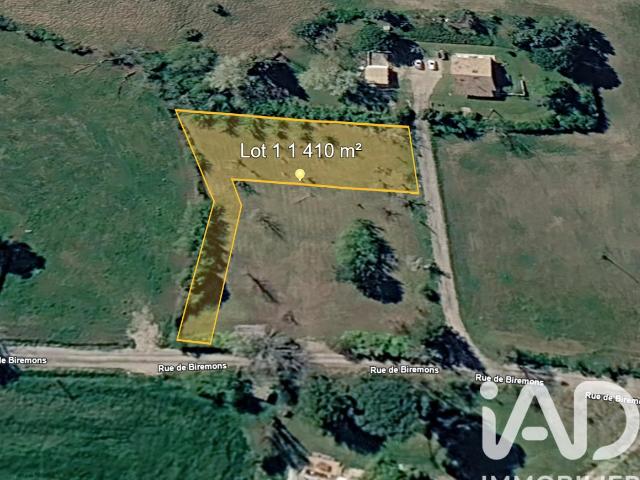 Terrain 1 410 m²