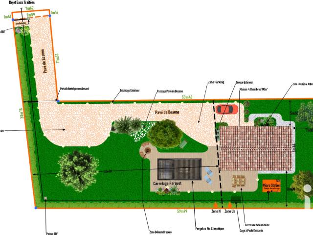 Terrain 1 490 m²