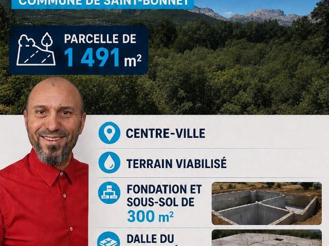 Terrain 1 491 m²