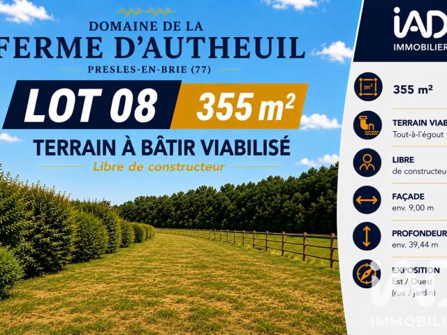 Terrain 355 m²