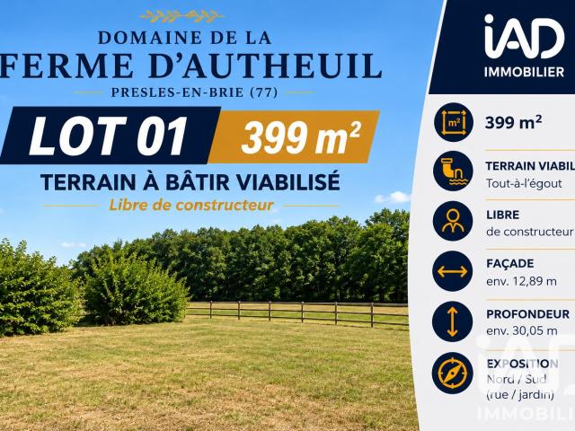 Terrain 399 m²