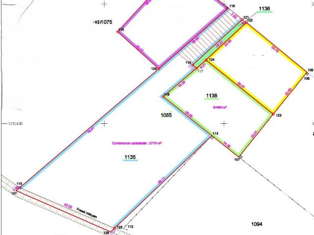Terrain 3 604 m²