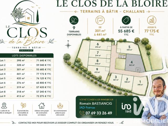 Terrain 441 m²