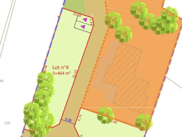 Terrain 444 m²