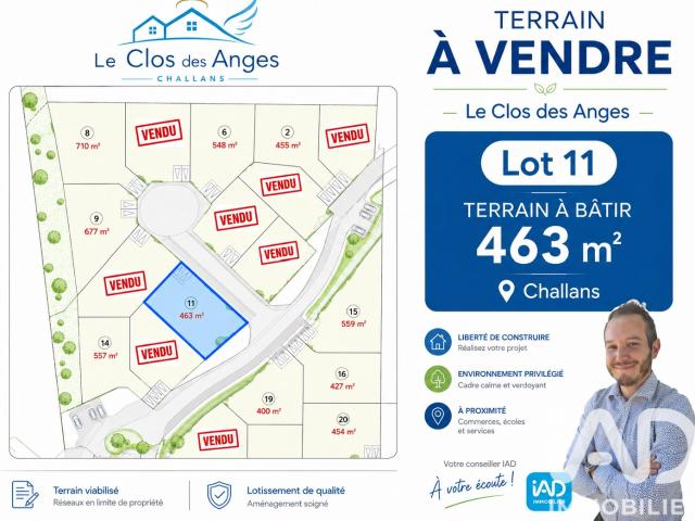 Terrain 463 m²