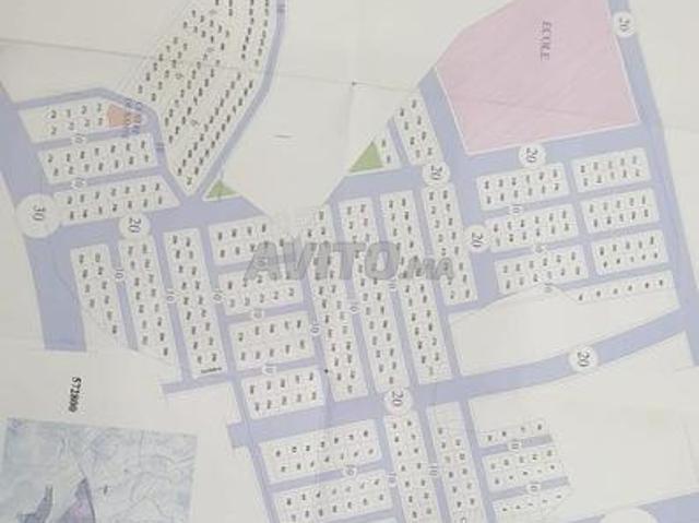 Terrain 435 mètres garage 6 lotissement Sahraoui 15000 dirhams