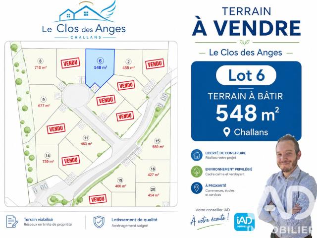 Terrain 548 m²