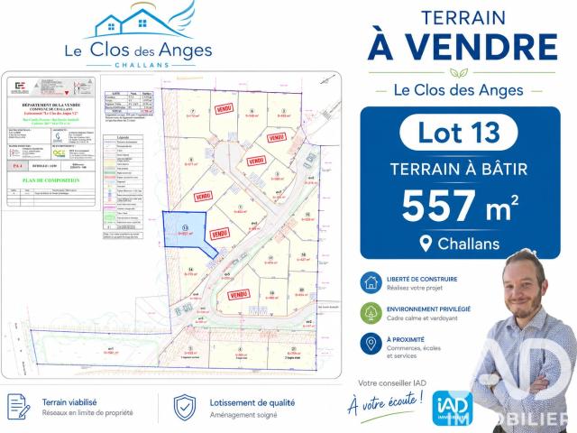 Terrain 557 m²