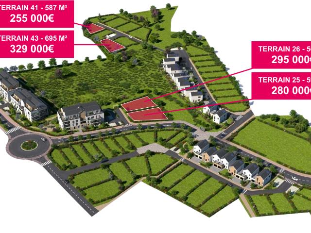 Terrain 590 m2 vannes